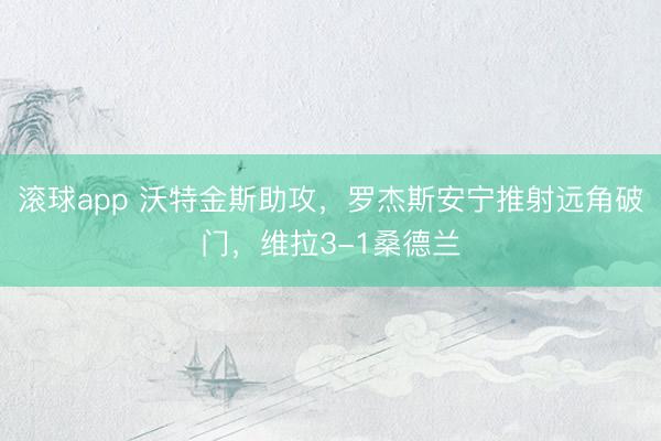 滚球app 沃特金斯助攻，罗杰斯安宁推射远角破门，维拉3-1桑德兰