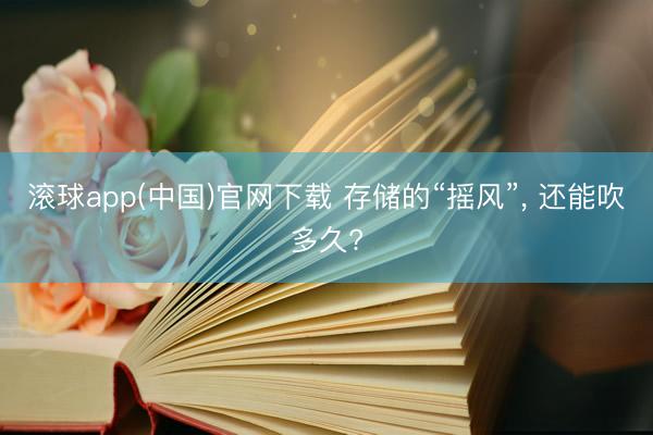 滚球app(中国)官网下载 存储的“摇风”， 还能吹多久?