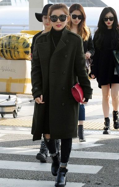 韩国女星冬装 实用搭配温暖又时尚